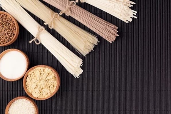 Dried noodles, pasta and rice