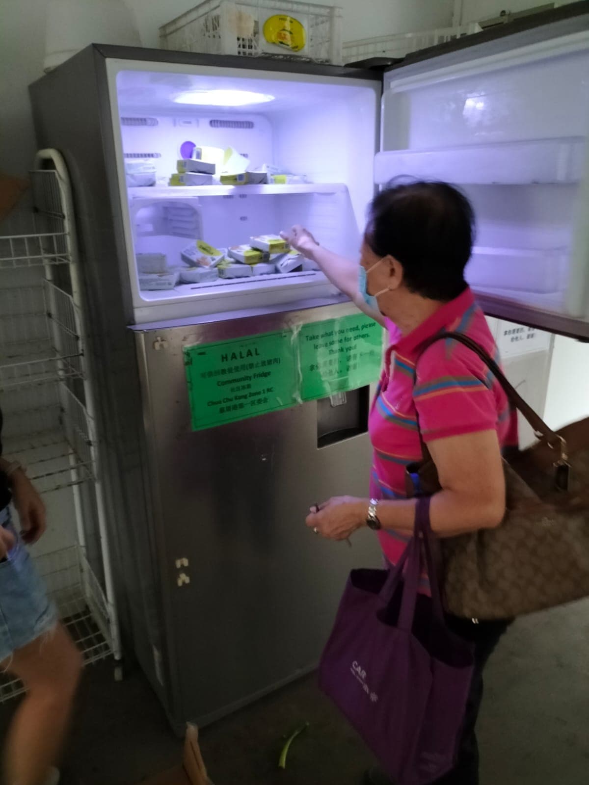 Residents tasting Sunbrella butter