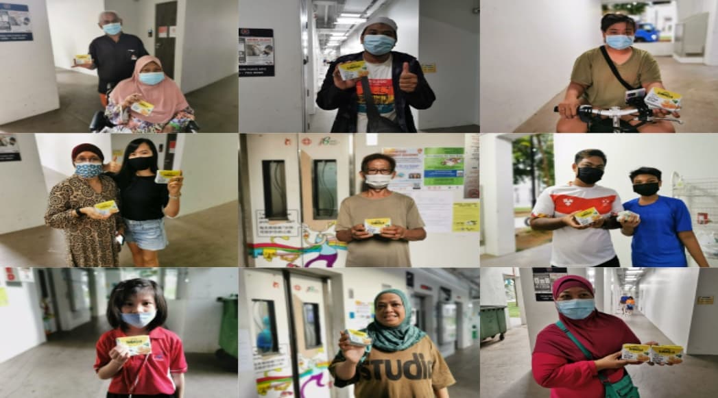 Residents joining the food waste effort