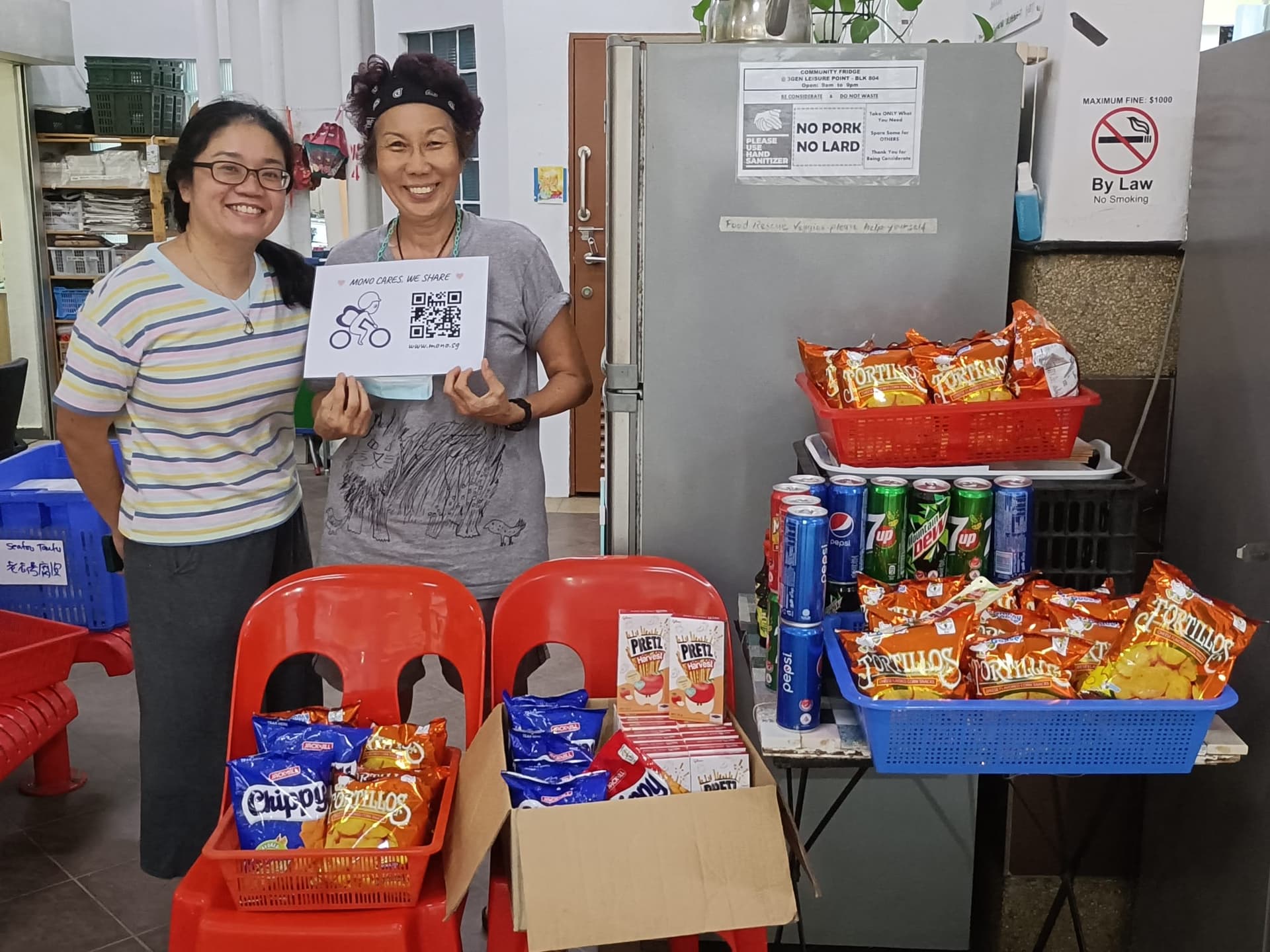 Community fridge at Yishun Ring Road